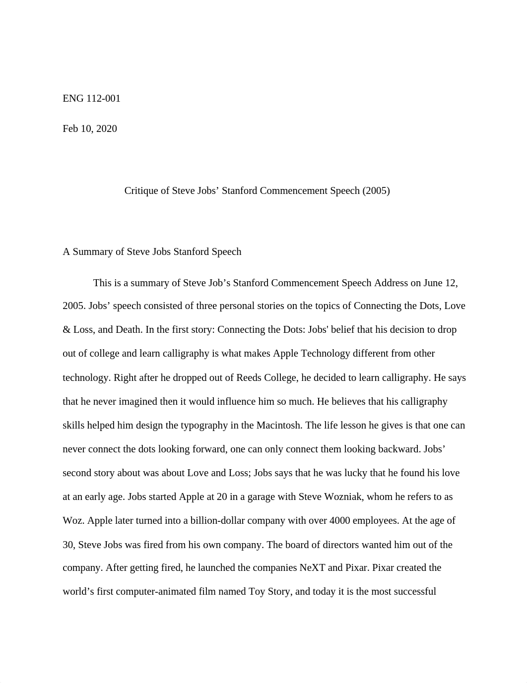 Steve Jobs' Speech Critique.docx_d3wyddfl7z4_page1