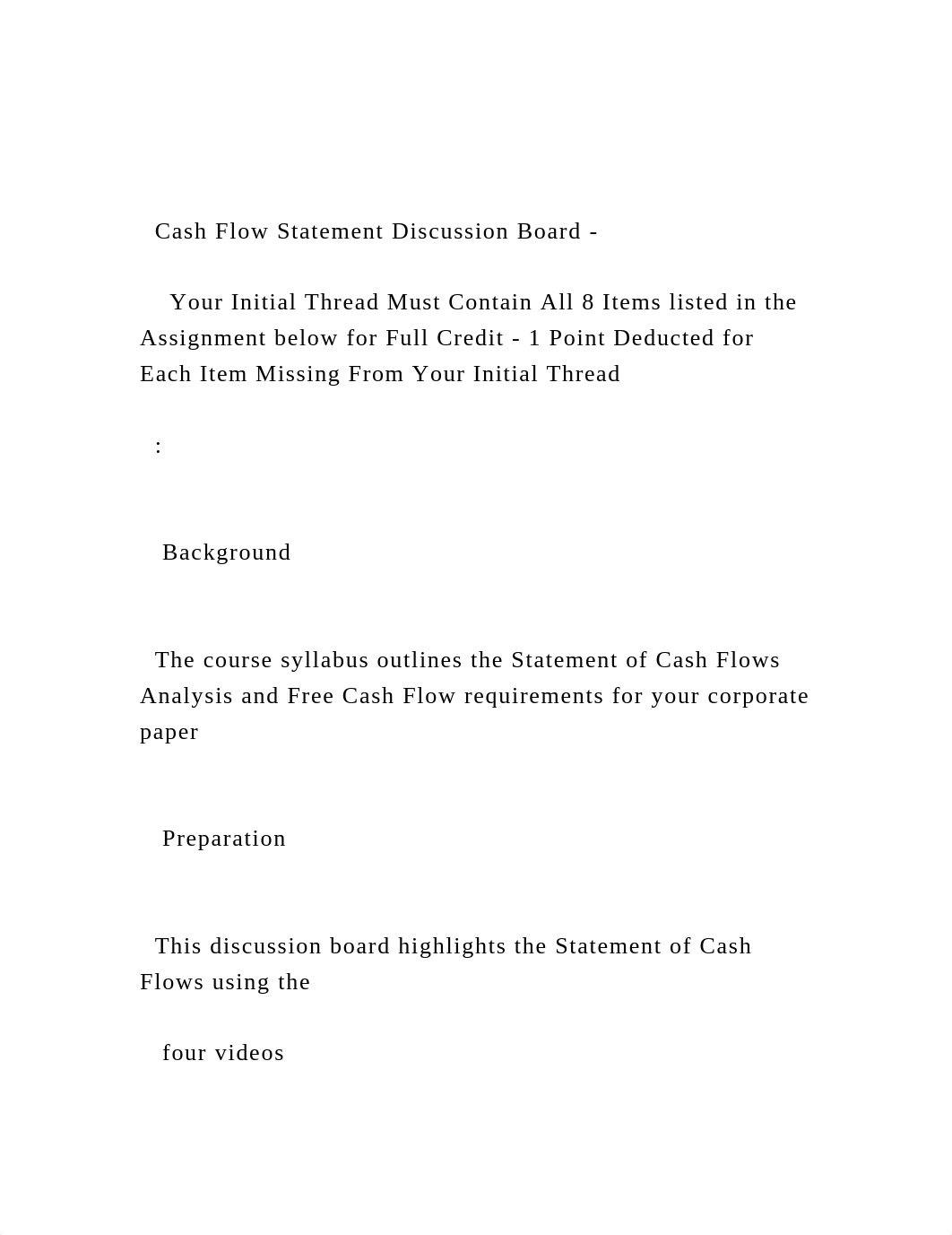 Cash Flow Statement Discussion Board -      Your Initial Thre.docx_d3x6e1ic025_page2