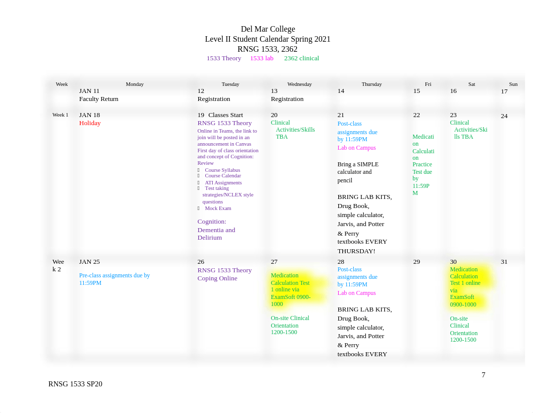 Sp21_RNSG 1533 student calendar final.docx_d3xeoygv3m7_page1