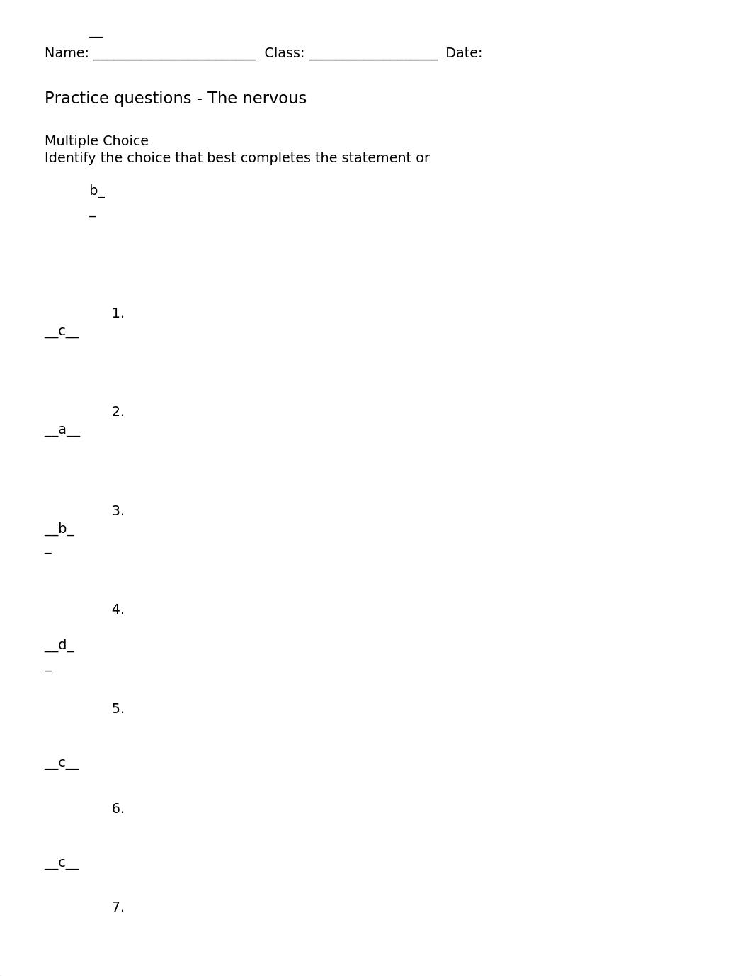 Practice questions - Ch. 14 the nervous system (1) (9).docx_d3xgxagp5z2_page1