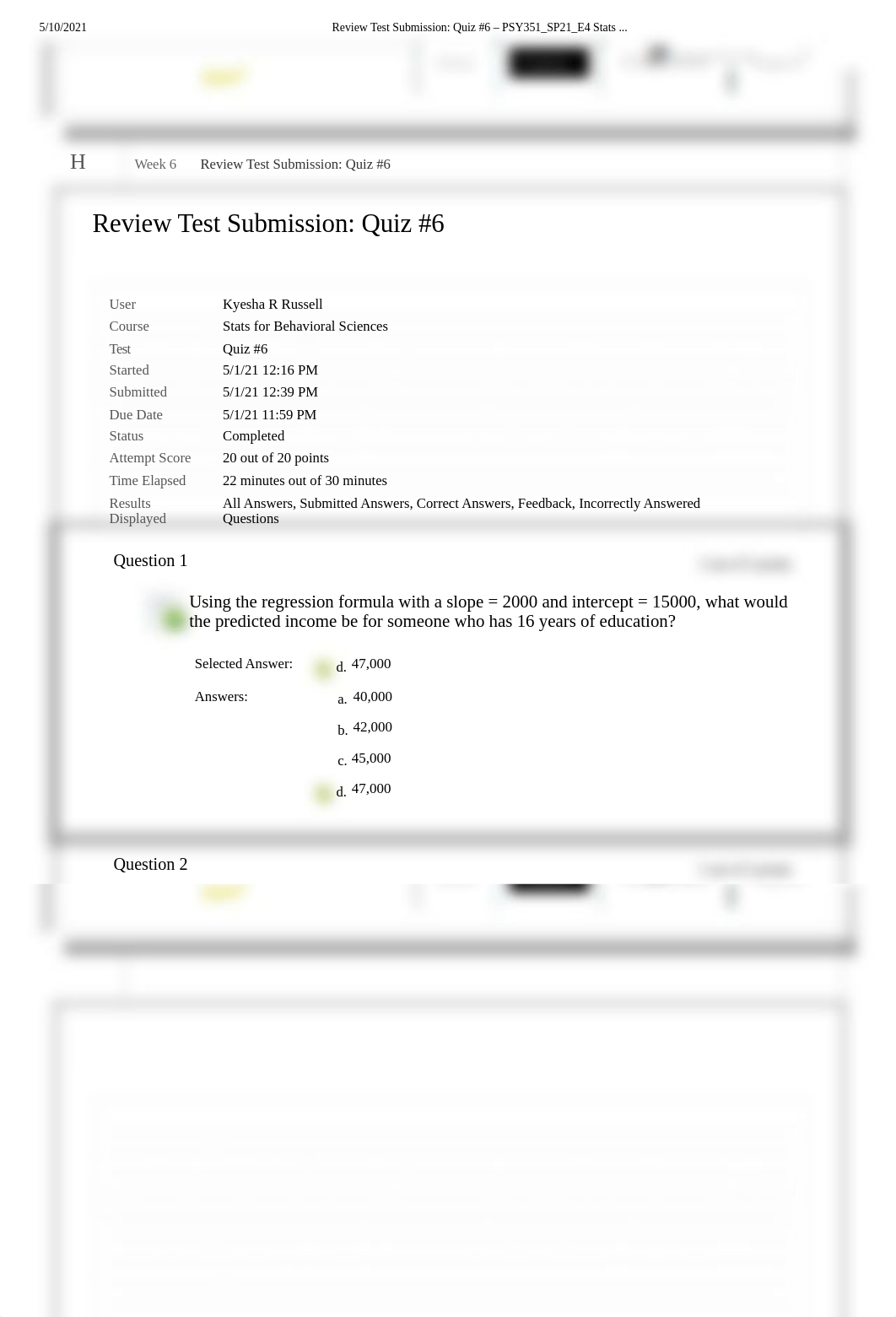 Review Test Submission_ Quiz #6 - PSY351_SP21_E4 Stats .._.pdf_d3y4bq4bog8_page1