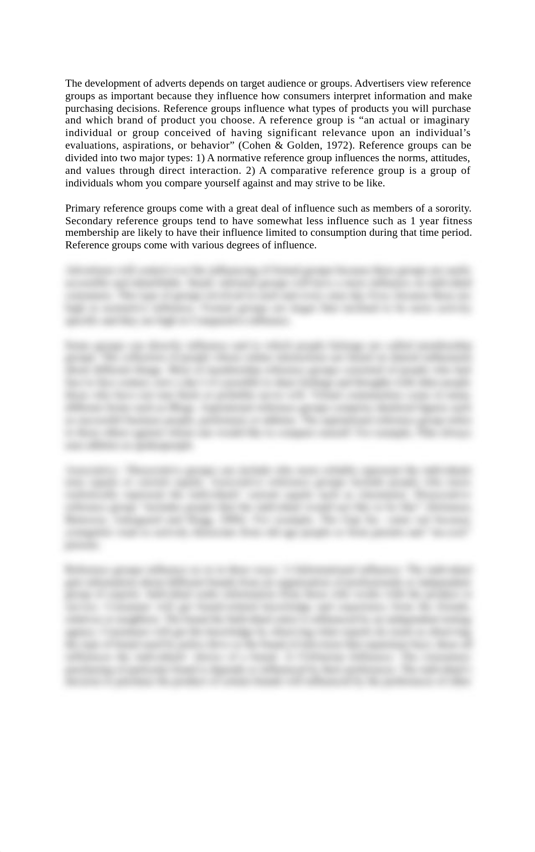 Can you find any specific examples and describe the relevant theory of group behavior and influence._d3ydavzb67z_page1