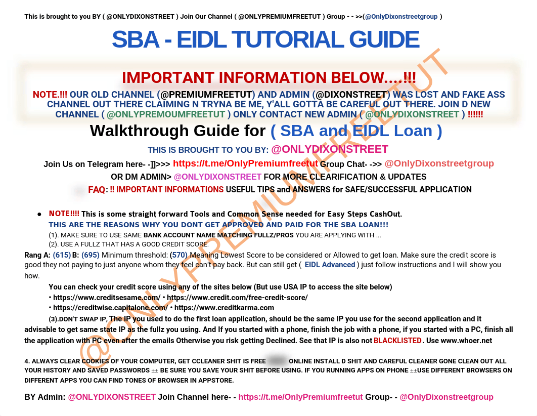 SBA EIDL - Tutorial WalkThrough by @ONLYDIXONSTREET (2).pdf_d3yzfuvzler_page1