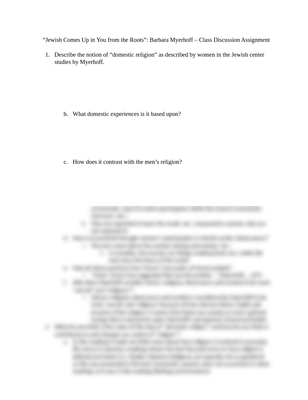 Goode B_ANTH 321_Barbara Myerhoff_%22Jewish Comes Up in You from the Roots%22_Reading Comprehension_d3z0arptkwb_page1