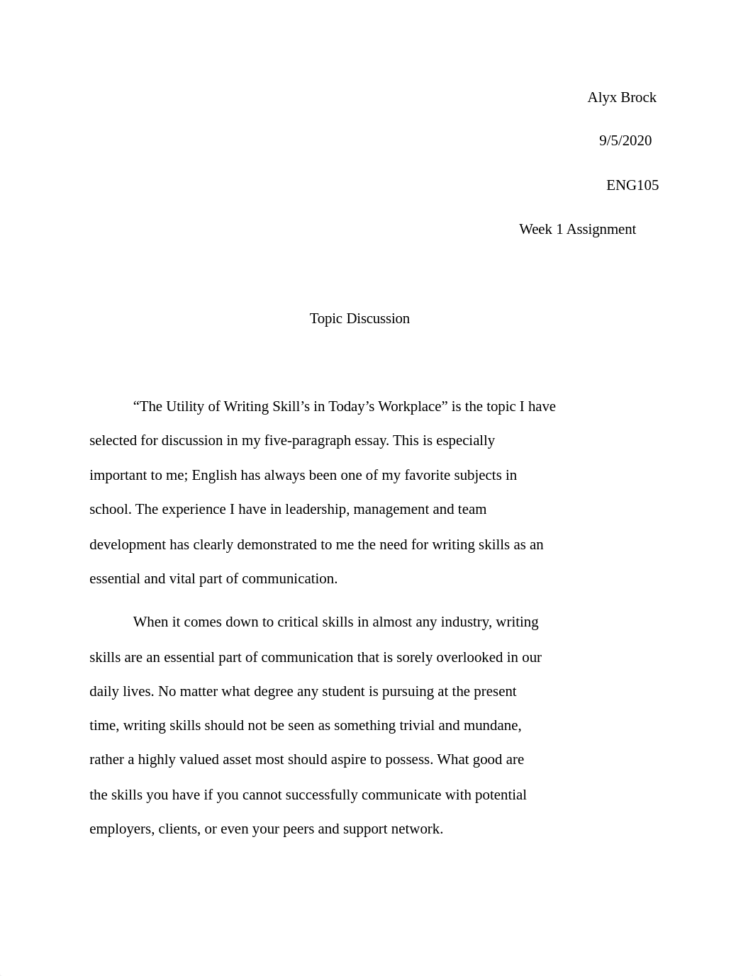 ENG105_Week1_Assignment_AlyxBrock.docx_d3z3takxsw6_page1