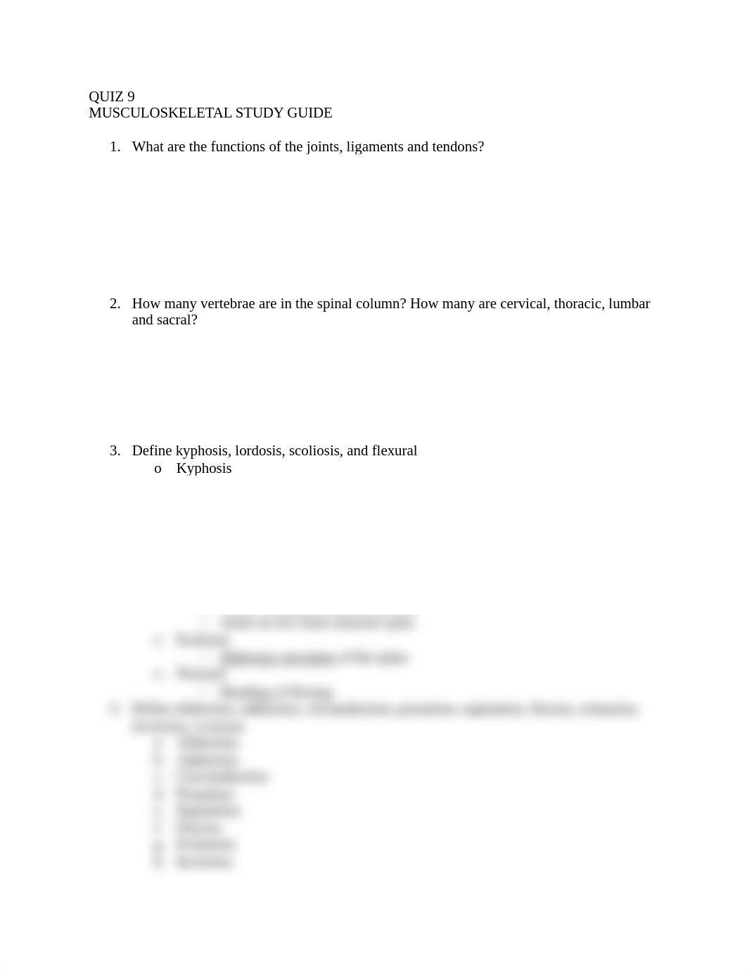 QUIZ 9 MUSCULOSKELETAL STUDY GUIDE-1.docx_d3z4095f0fh_page1
