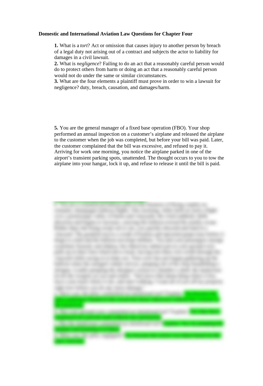 Domestic and International Aviation Law Questions for Chapter Four.doc_d3zahsakgdp_page1