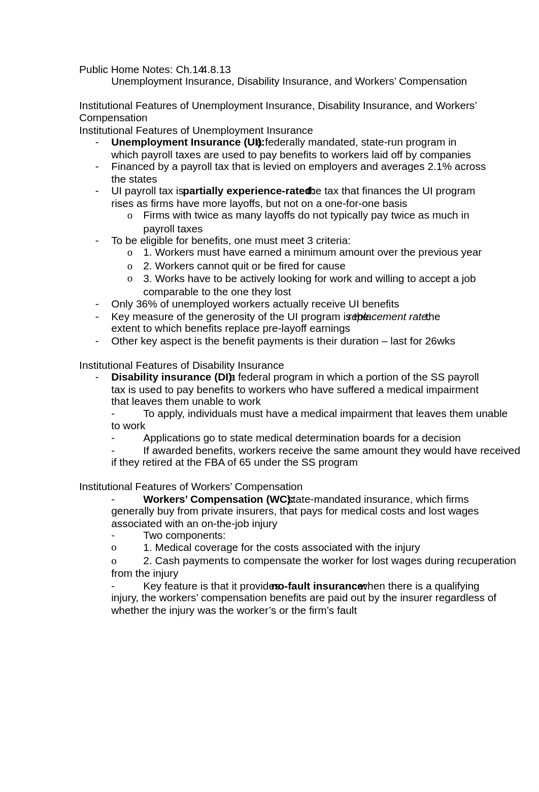 Ch.14: Unemployment Insurance, Disability Insurance, and Worker's Compensation_d3zbo279wc3_page1