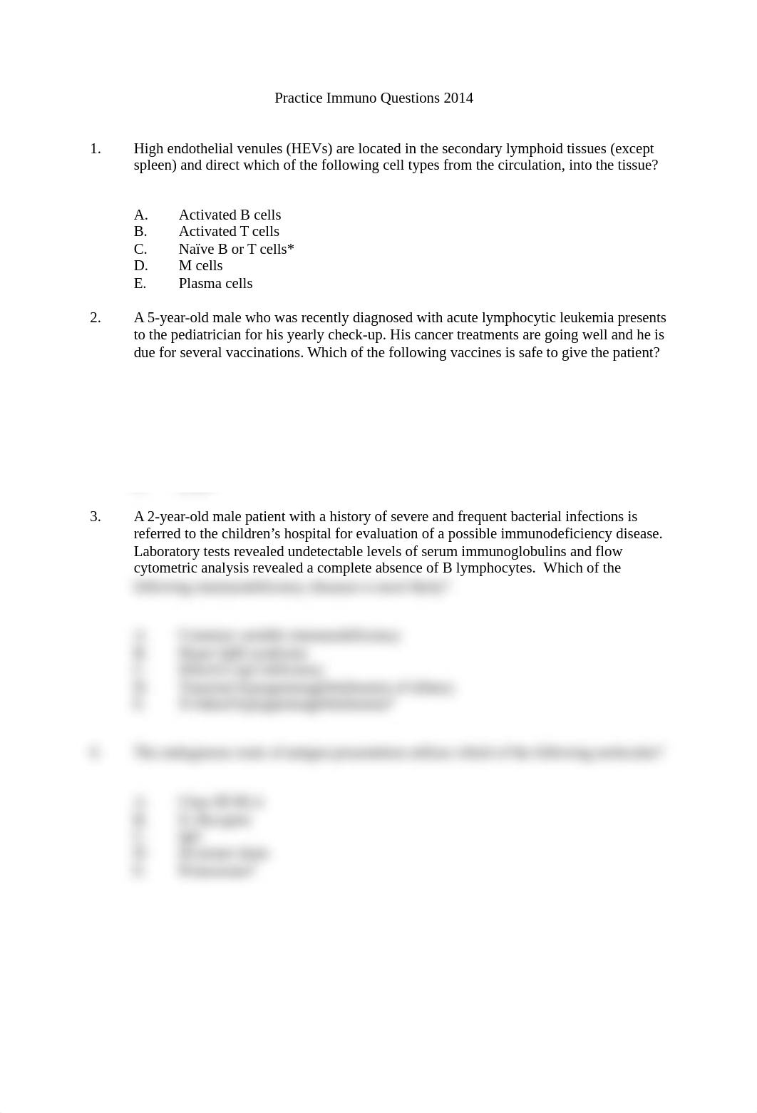 Practice Immuno Questions 2014-KEY_d3zf9a2i287_page1