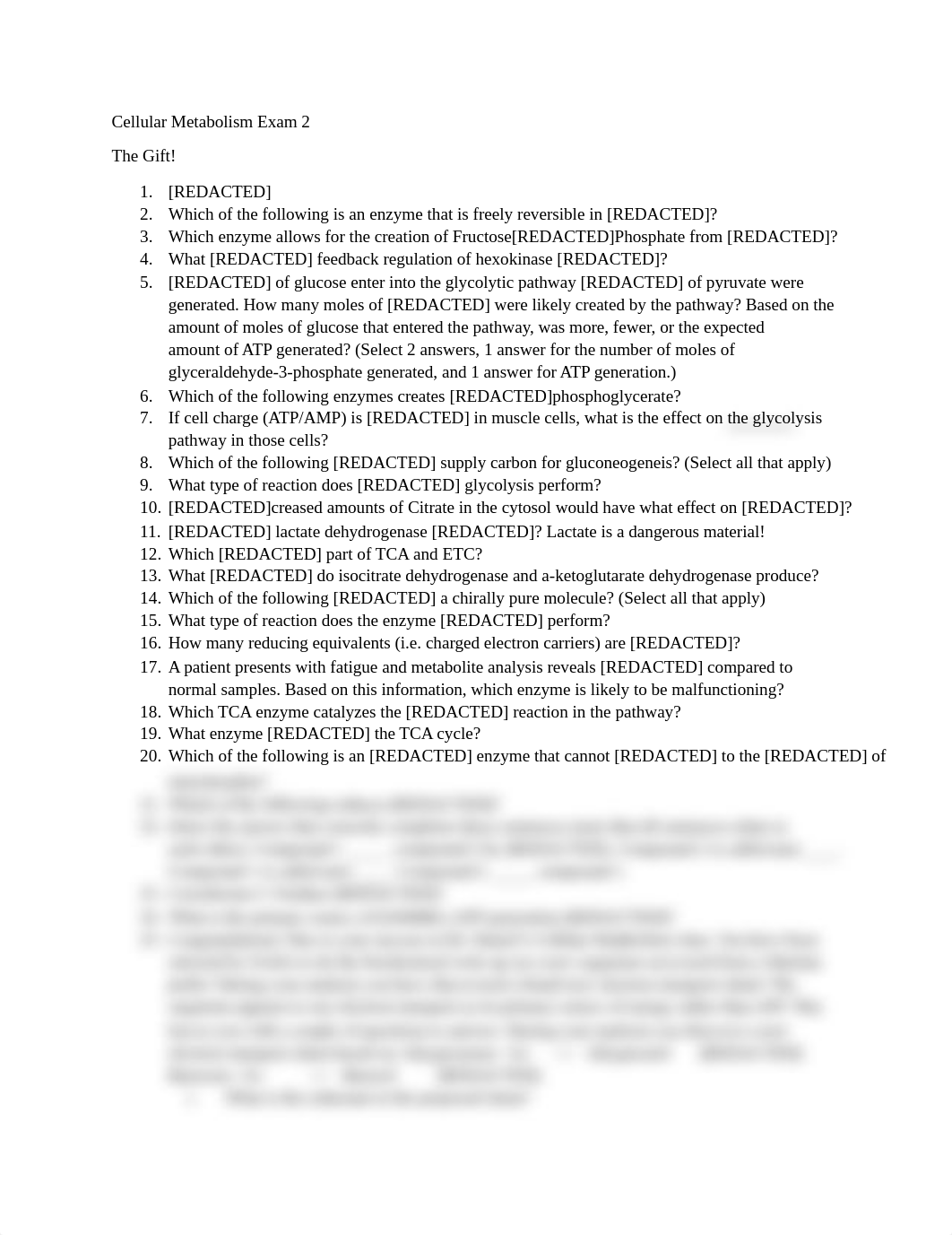 Cellular Metabolism Exam 2 - The Gift.pdf_d3zl3qurzqu_page1