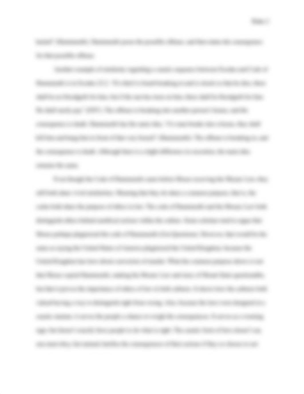 Code of Hammurabi and Mosiac Law paper.docx_d3zuj6hxwra_page2