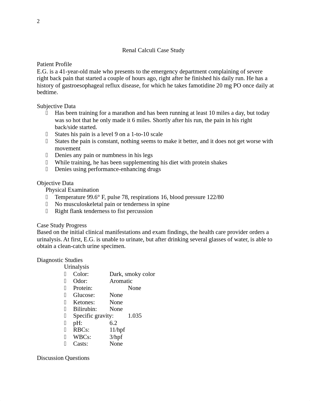 Renal Calculi Case Study - NURR 111.docx_d3zwbtriv0x_page2