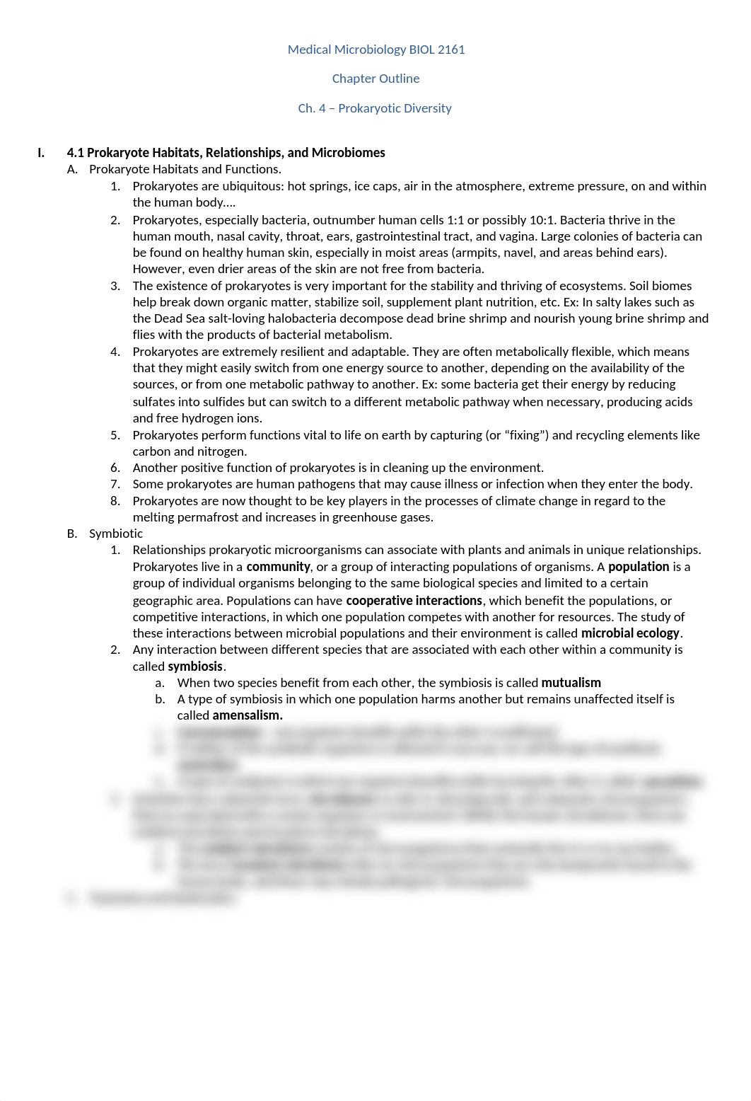 Ch. 4 - Prokaryotic Diversity Chapter Outline.docx_d401433rypr_page1