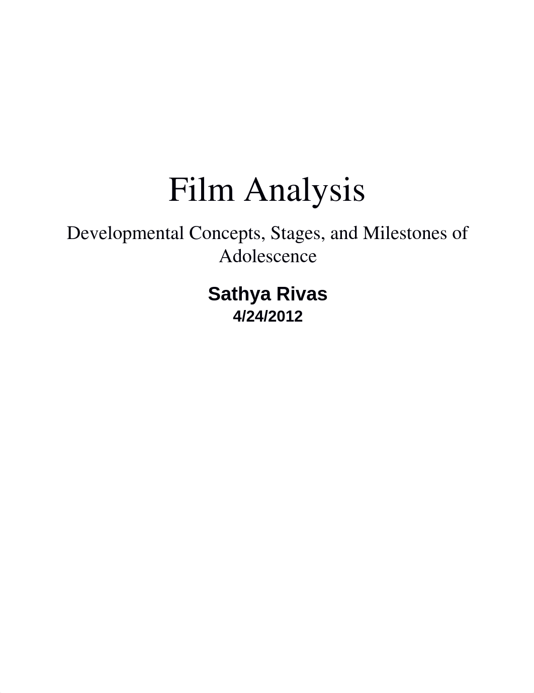 Film Analysis: Developmental Concepts, Stages, and Milestones of Adolescence in "Mean Girls"_d40yipva5fn_page1