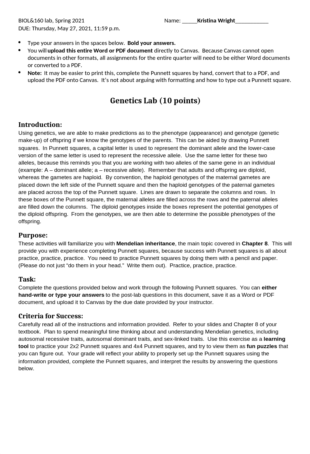 BIOL&160 Spring 2021 Genetics lab due May 27.docx_d41476144lb_page1