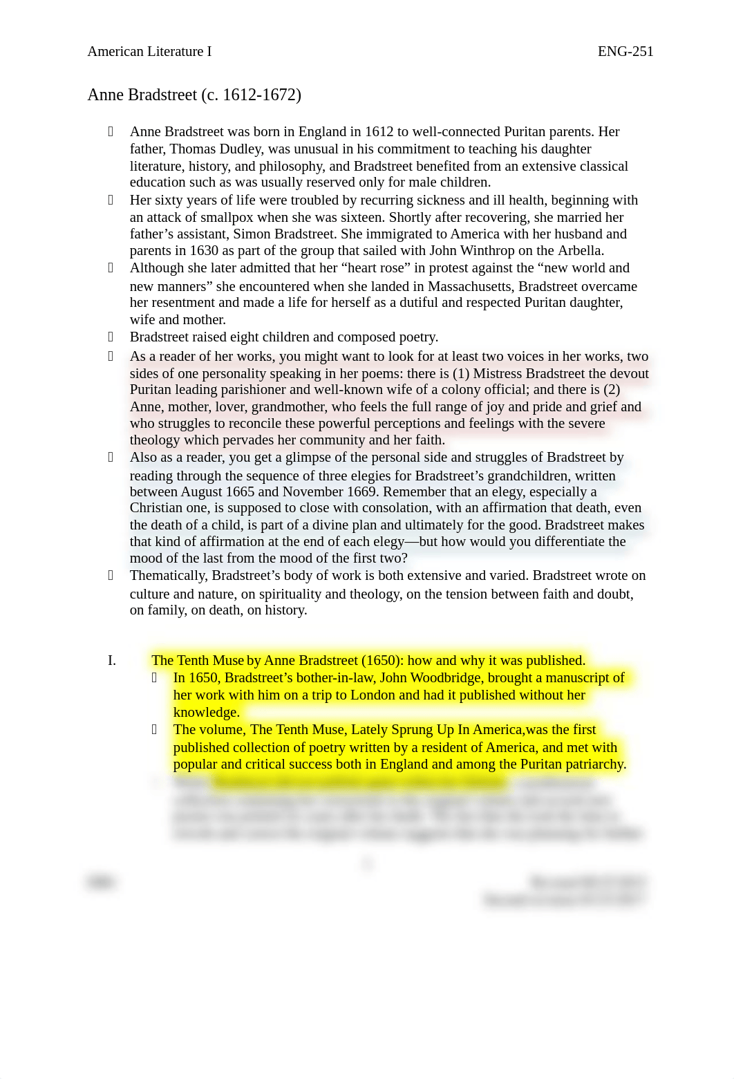 Anne Bradstreet-Lecture Notes.doc_d414917pqrl_page1