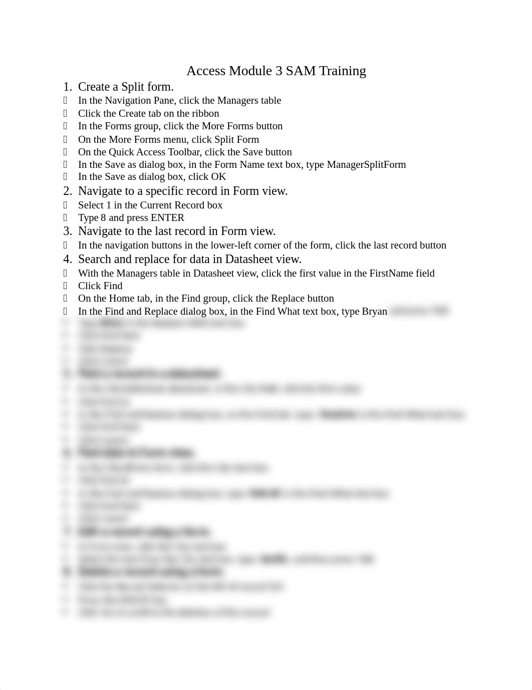 Access Module 3 SAM Training.docx_d414z80akdx_page1
