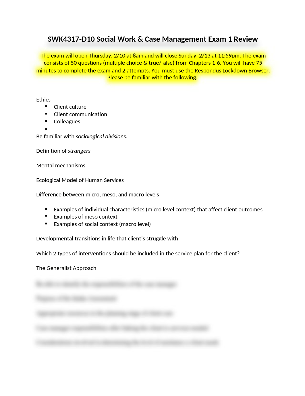 SWK4317-D10 Social Work & Case Management Exam1 Review (1).docx_d415xrhsd39_page1