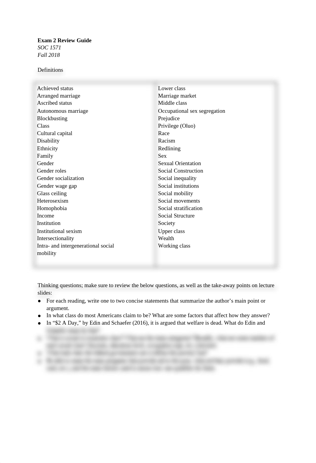 SOC Exam 2 Review Guide_d41doh3e16q_page1