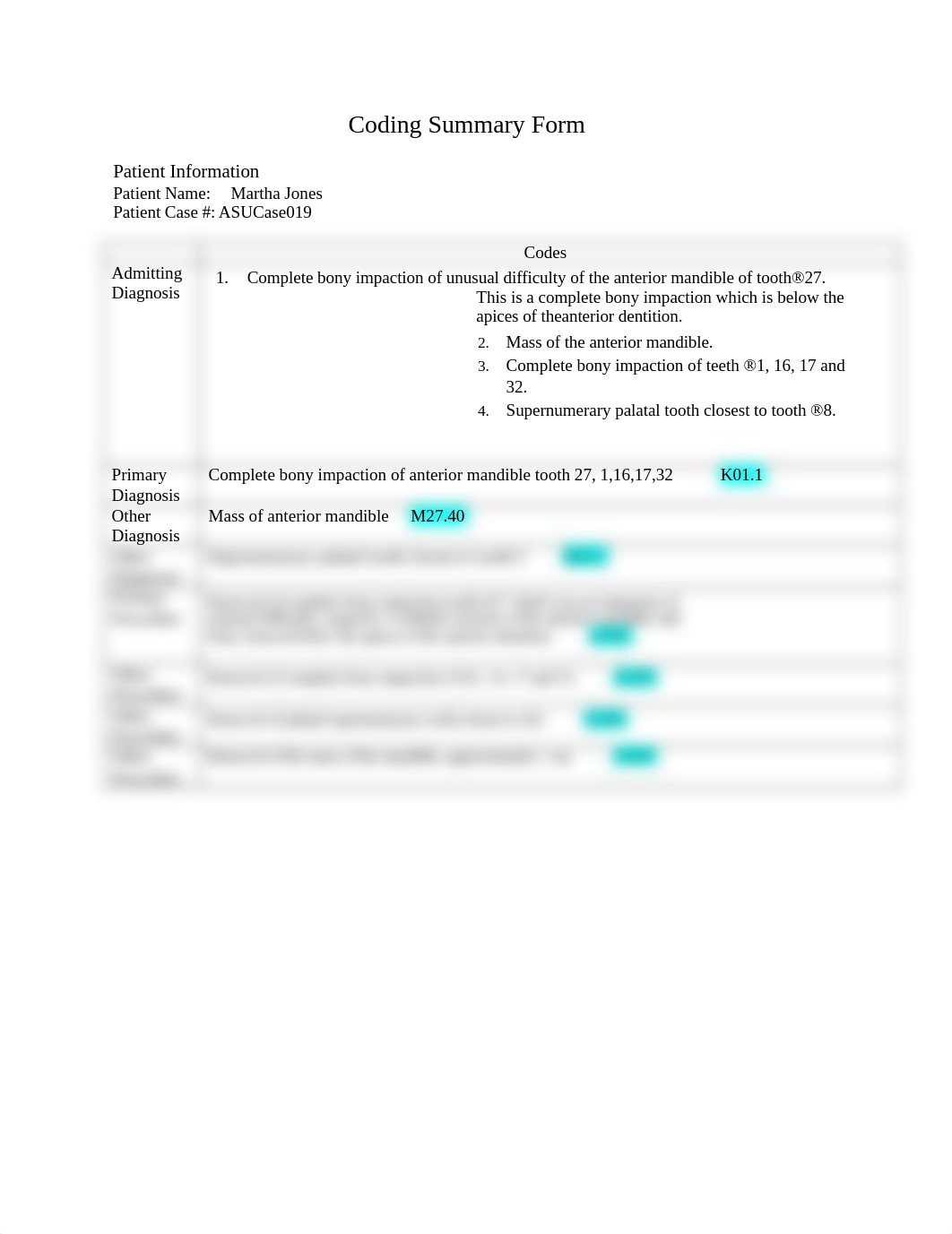 Coding summary Jones.doc_d41eh952dcg_page1