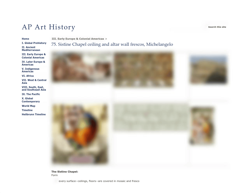 75. Sistine Chapel ceiling and altar wall frescos, Michelangelo - AP Art History.pdf_d41k6hm8zap_page1