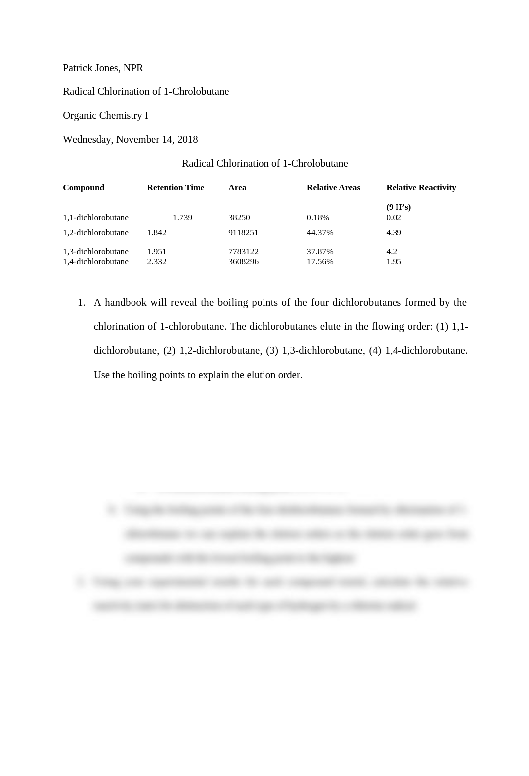 Radical Chlorination of 1-Chrolobutane .docx_d421fuwh9m7_page1