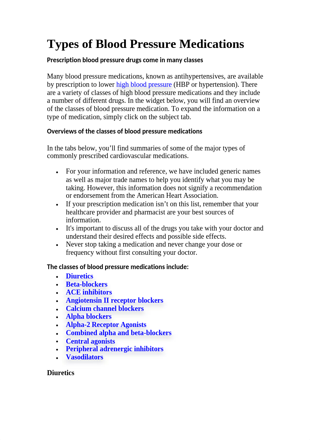 Types of Blood Pressure Medications.doc_d42b1jkfw6b_page1