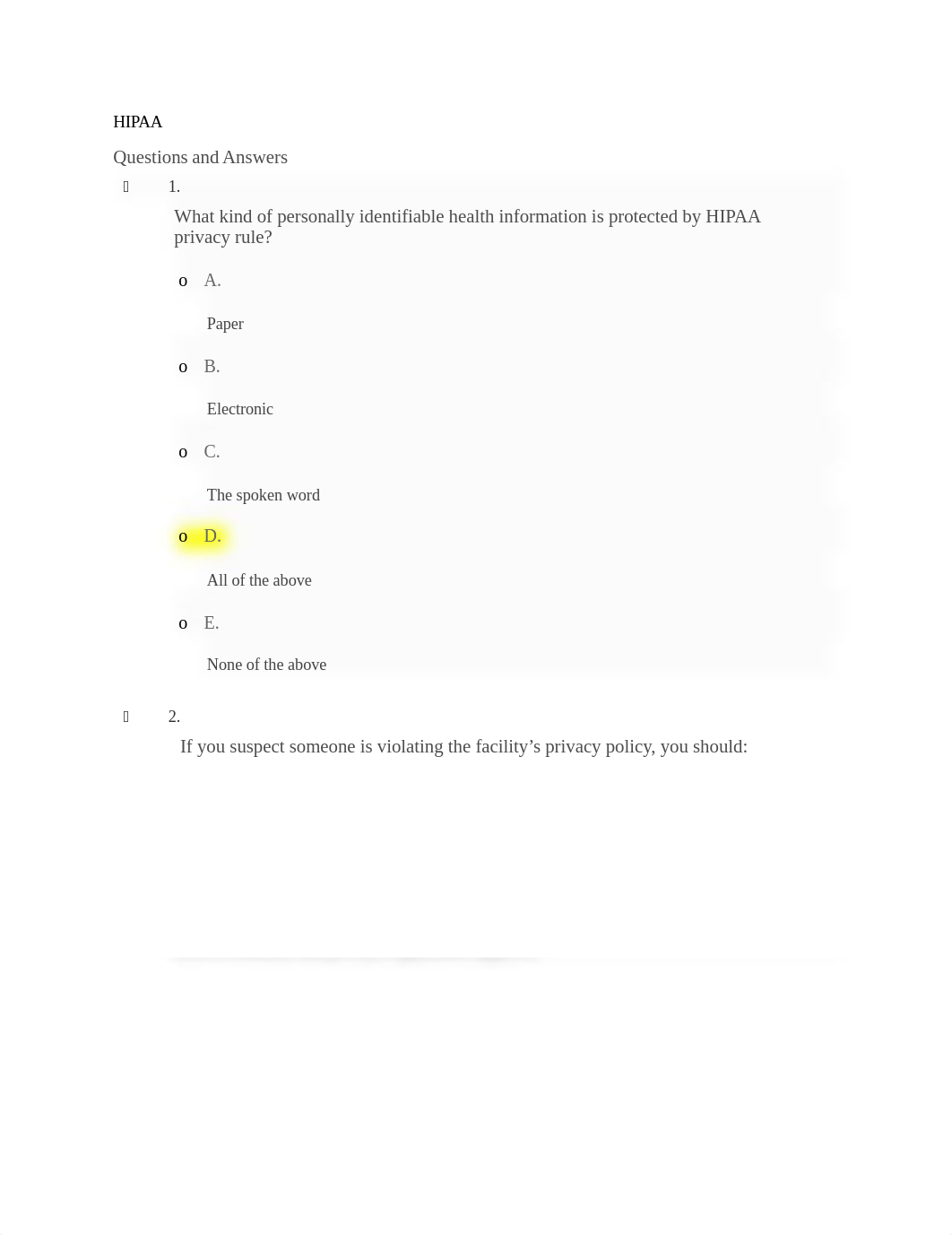 HIPAA practice test with answers.docx_d42tcn2cy0c_page1