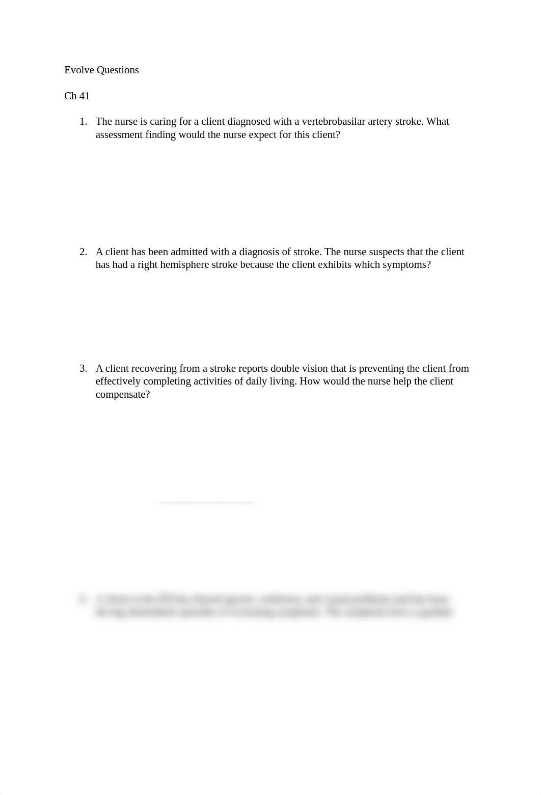 Evolve Questions - Ch 41.docx_d42v03kck9o_page1