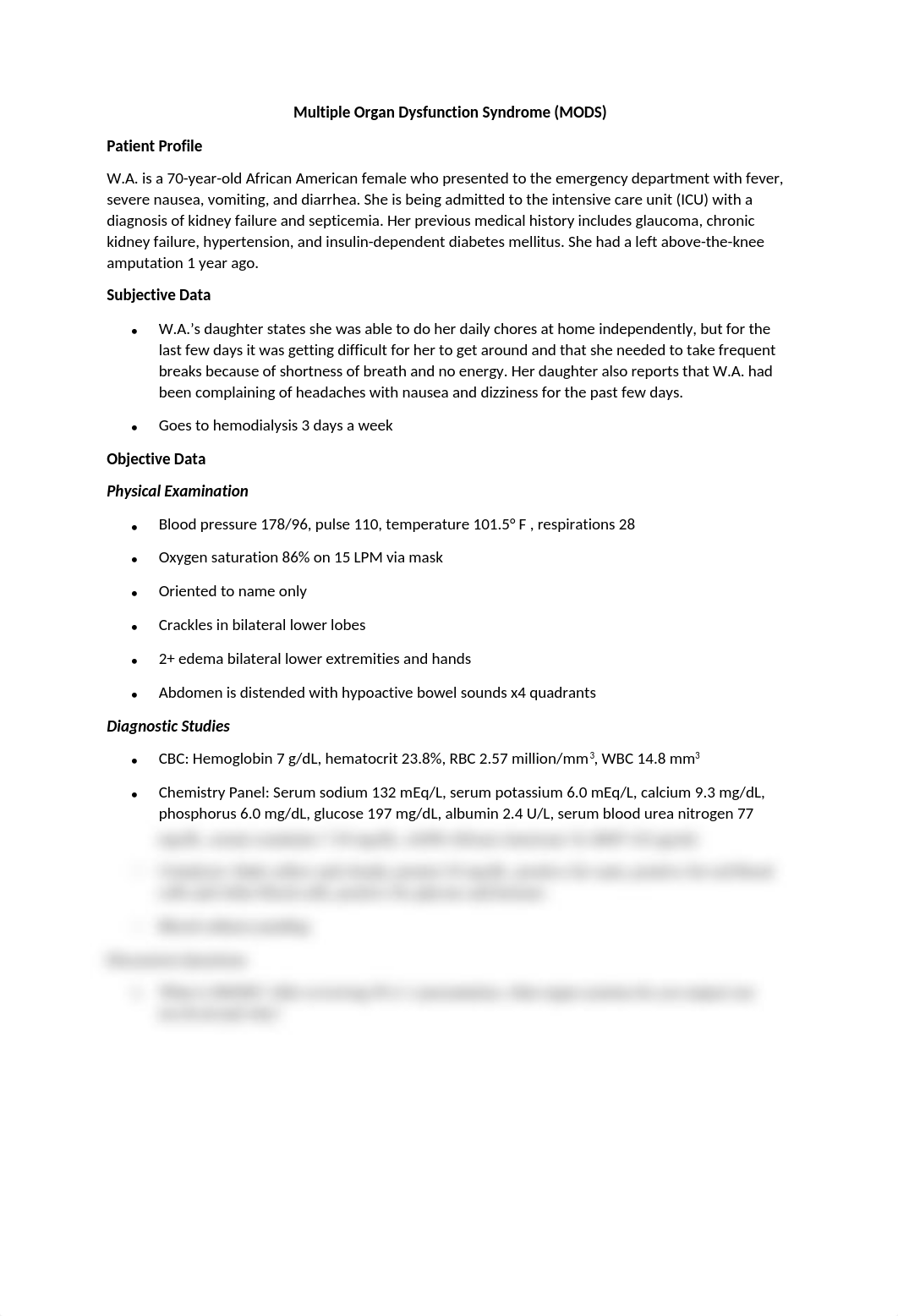 Multiple Organ Dysfunction Syndrome student Case study_d430v6s0081_page1