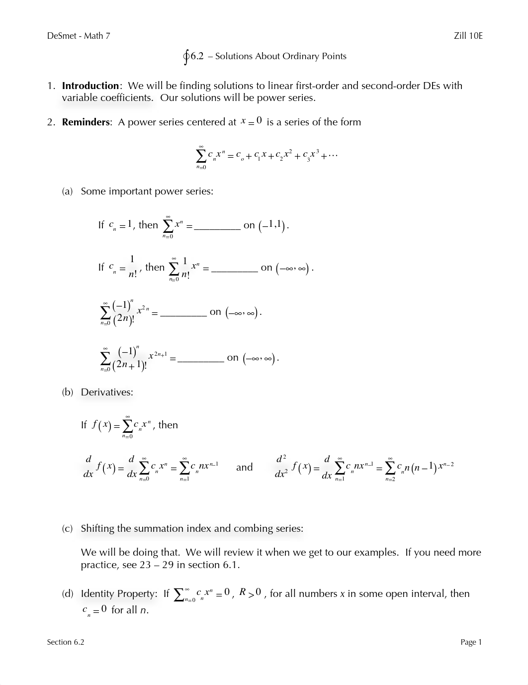 6.2 - Power Series Solutions WS.pdf_d43g8vv7iuu_page1