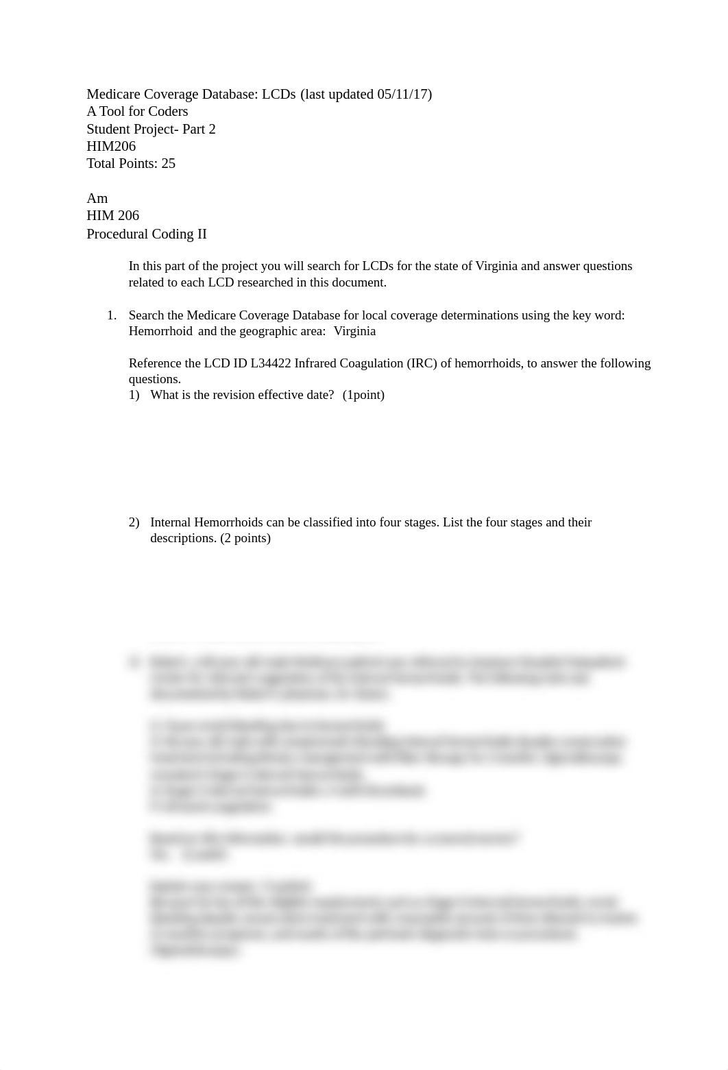 Medicare Coverage Database Project Part 2(LCD) Amanda Jude.docx_d43iw0y8rq2_page1