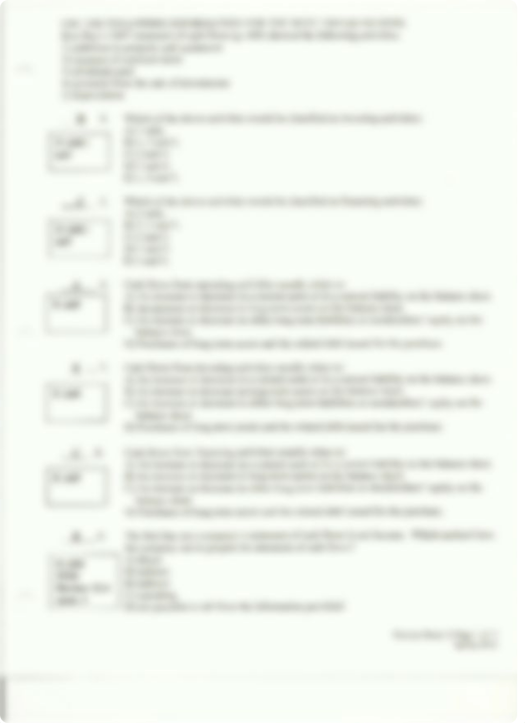 ACCTG 300 Chapter 12 Review Homework on The Statement of Cash Flows_d43l8lq60kj_page2