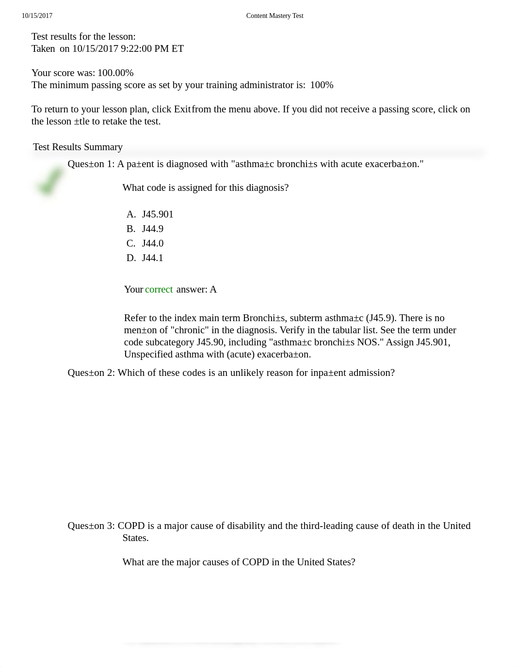 ICD-10-CMPCS Respiratory System IV Diagnosis Chronic Lower Respiratory Diseases.pdf_d4417j0dw6t_page1