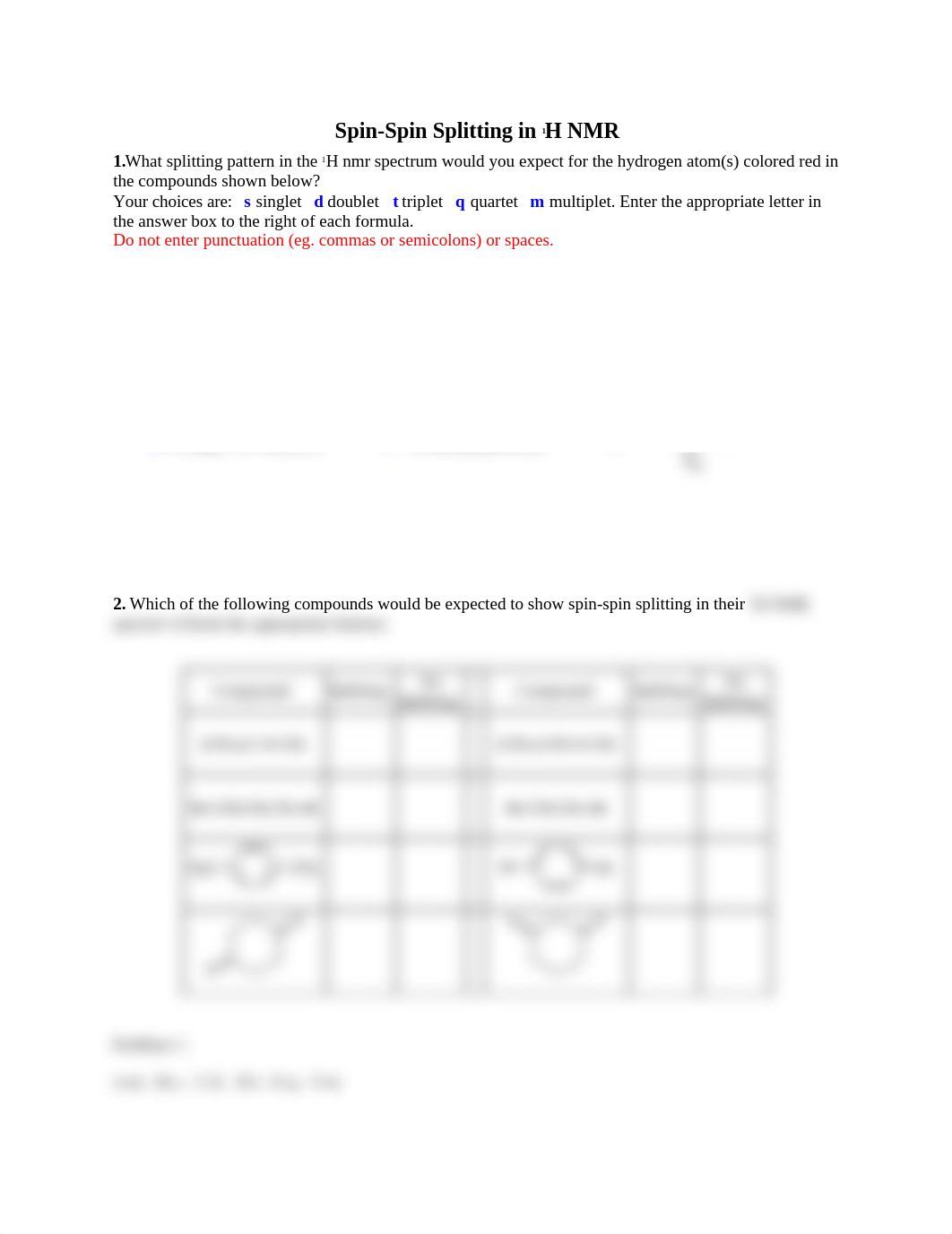 Spin-Spin Splitting in 1H NMR Quiz & Answers_d44196j0p2u_page1