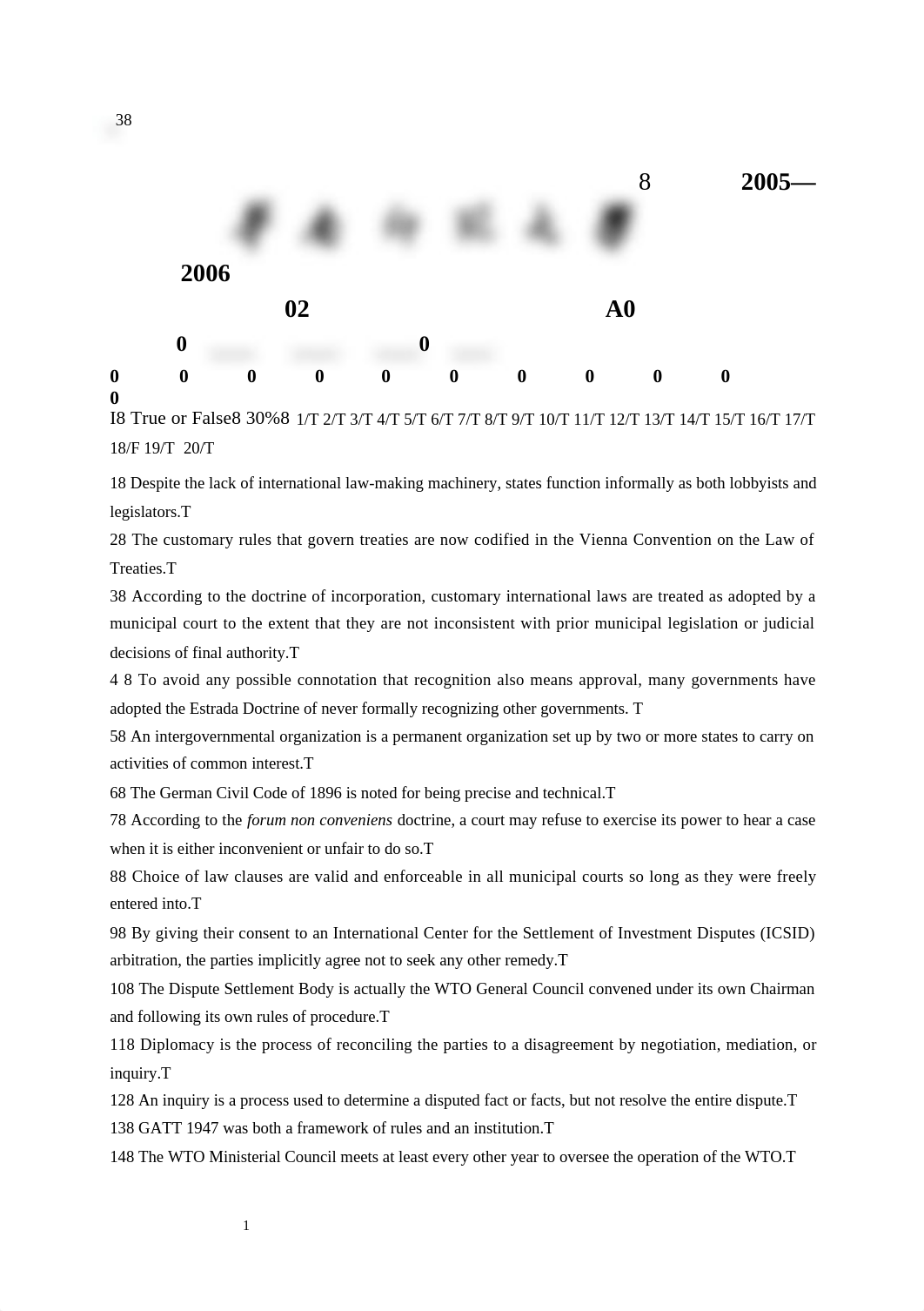 International Trade Law Test A and Answer (2006)_d443xb2f6hq_page1