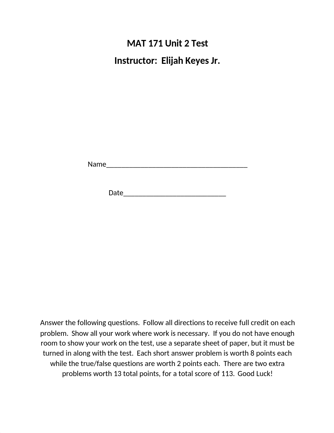 MAT 171 Unit 2 Test Summer 2021.docx_d44cbio8ww7_page1