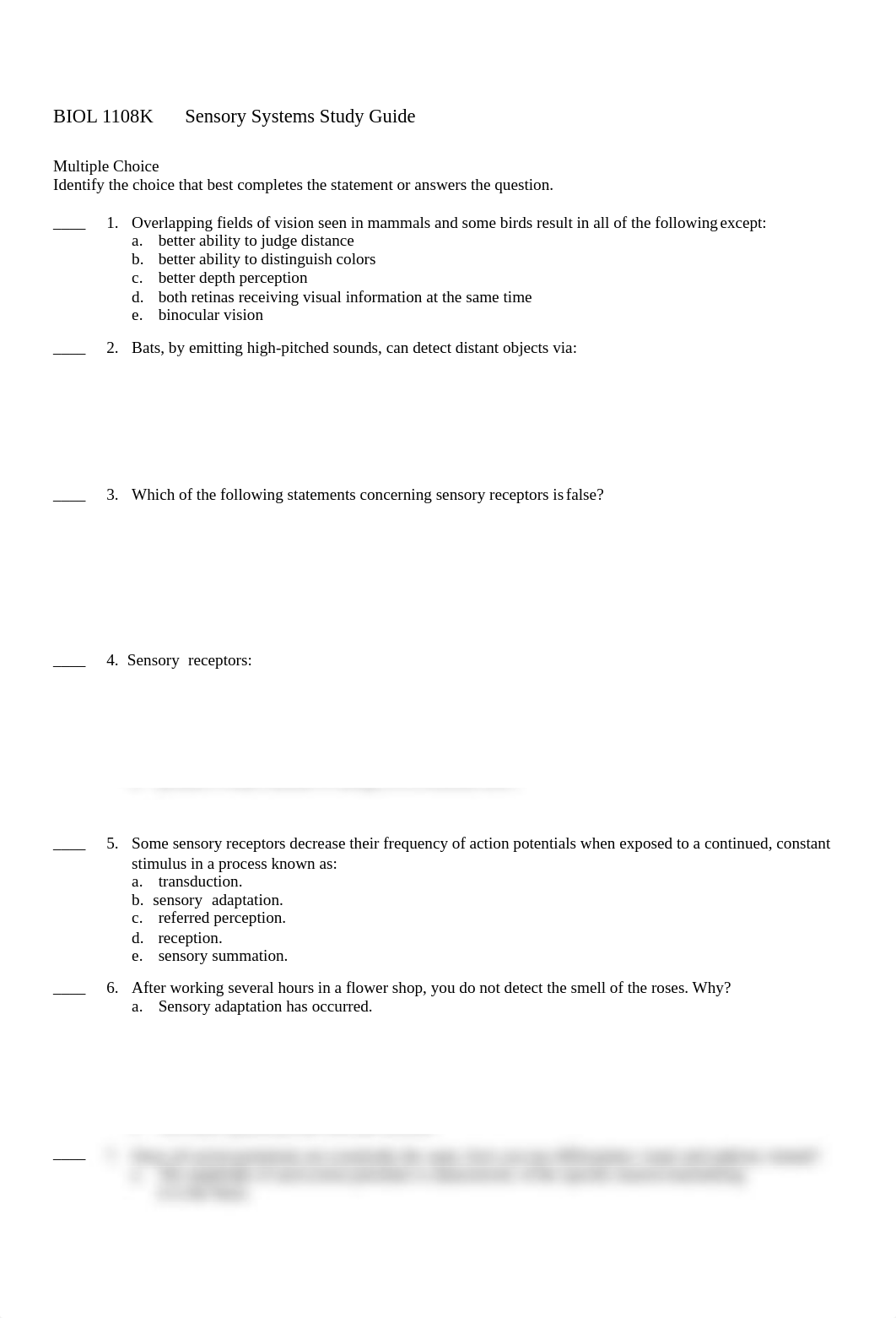 BIOL 1108K Sensory Systems Study Guide.pdf_d44fm4if9us_page1