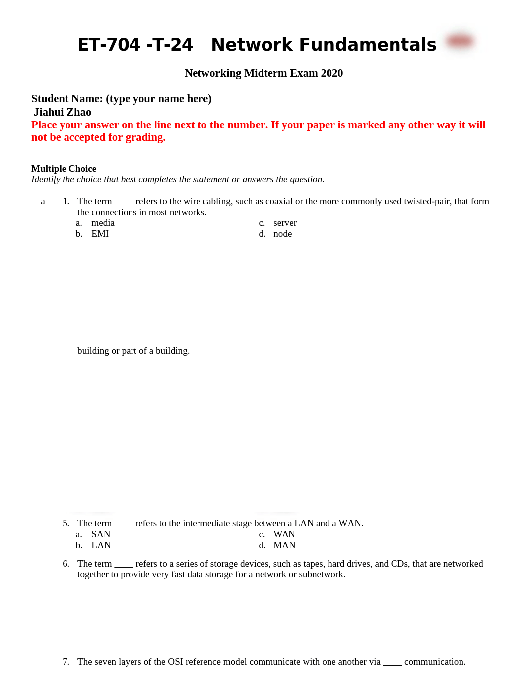 ET704 Networking Midterm Exam 2020 10 15.docx_d44svzqbidm_page1