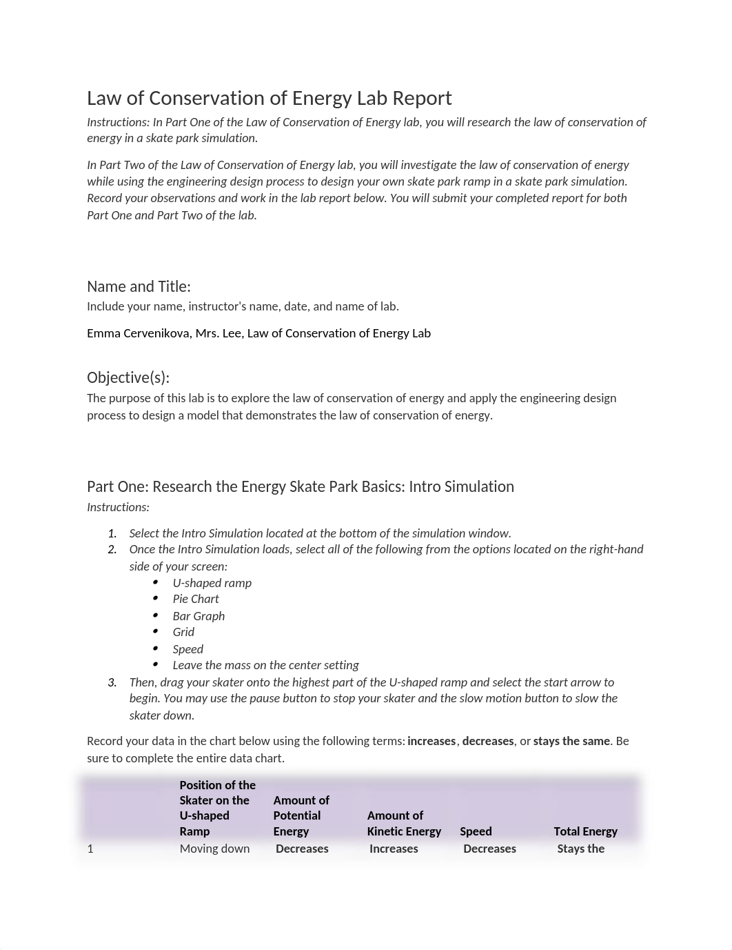 01.04- Law of Conservation of Energy Lab Report- Emma Cervenikova2.docx_d45g8hzsmri_page1