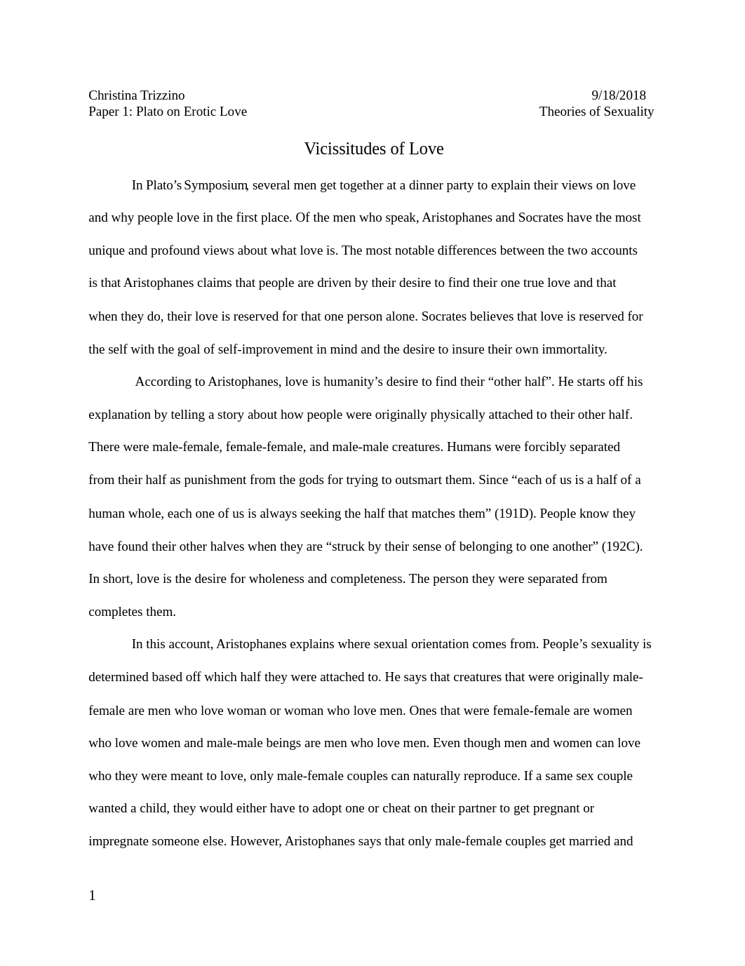 Paper 1 - Plato on Erotic Love.docx_d45lnnzepcv_page1