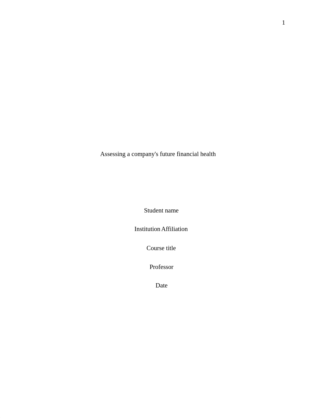 Assessing a Company's Future Financial Health. Assigment.docx_d45t2quk4cj_page1