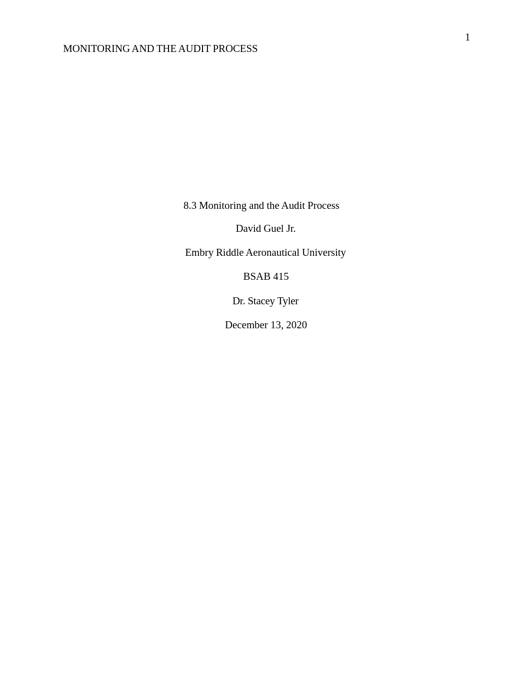 David Guel Module 8.3 Monitoring and the Audit Process.docx_d45tdv1275w_page1