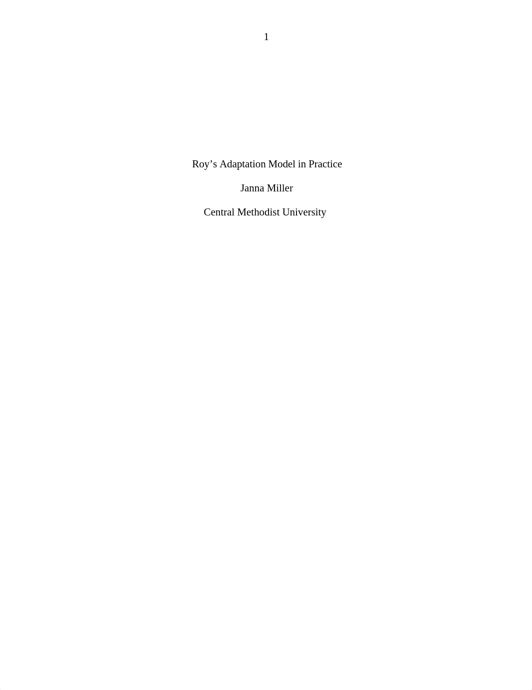 Roy's Adaptation Model FINAL PAPER.docx_d461rl41ize_page1