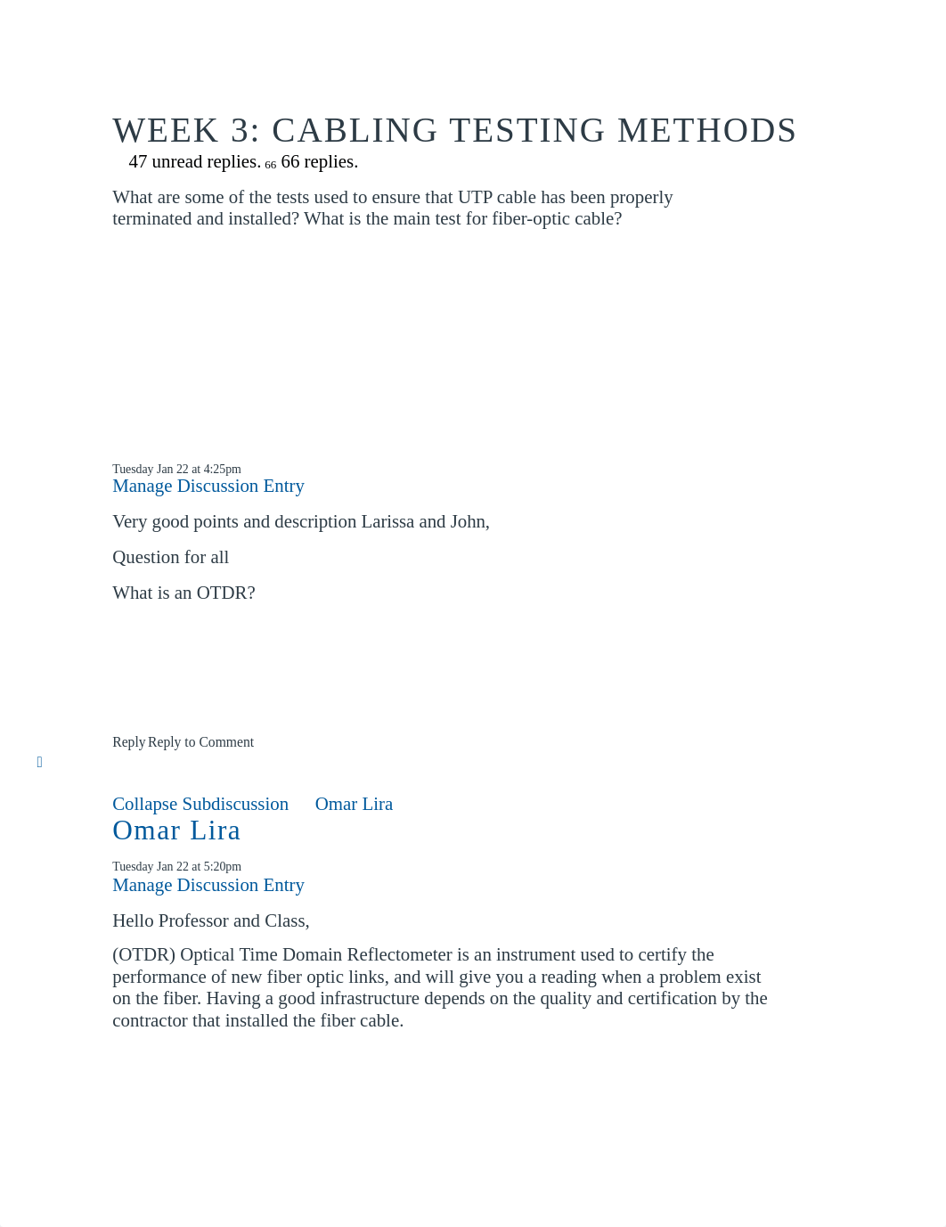 Network310 week3 Cabling Testing Methods  DSQ.docx_d462dhayk4y_page1