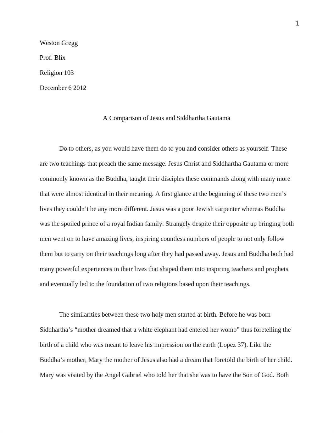 A Comparison of Jesus and Siddhartha Gautama Essay_d46adiba2g5_page1