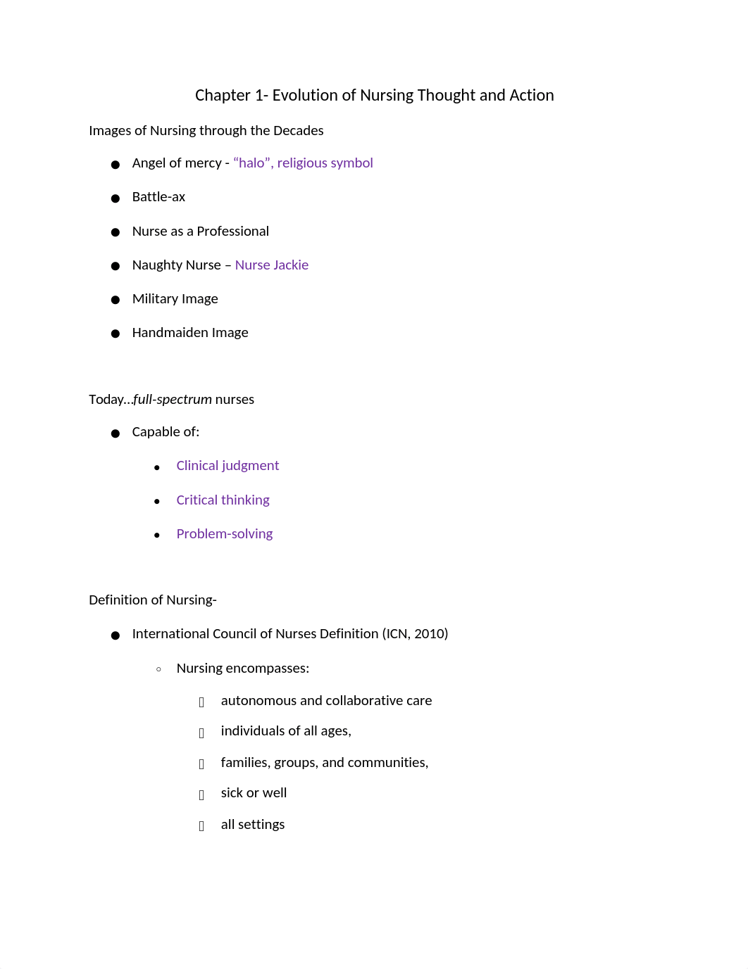 Chapter 1- Evolution of Nursing Thought and Action.docx_d46dqs9p414_page1