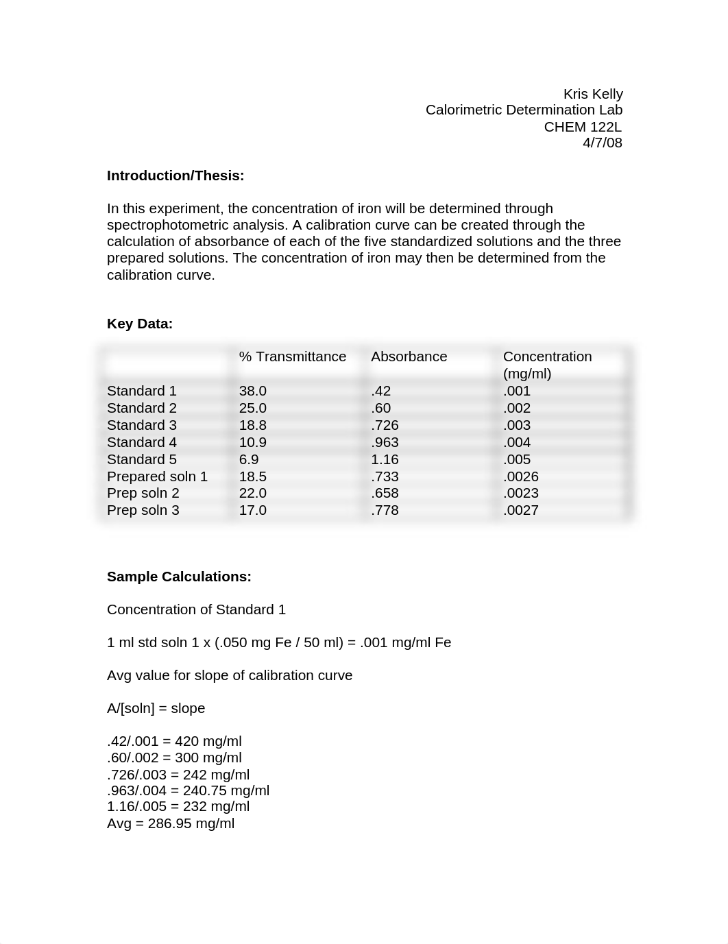 calorimetric determination of iron lab_d46gysxu495_page1