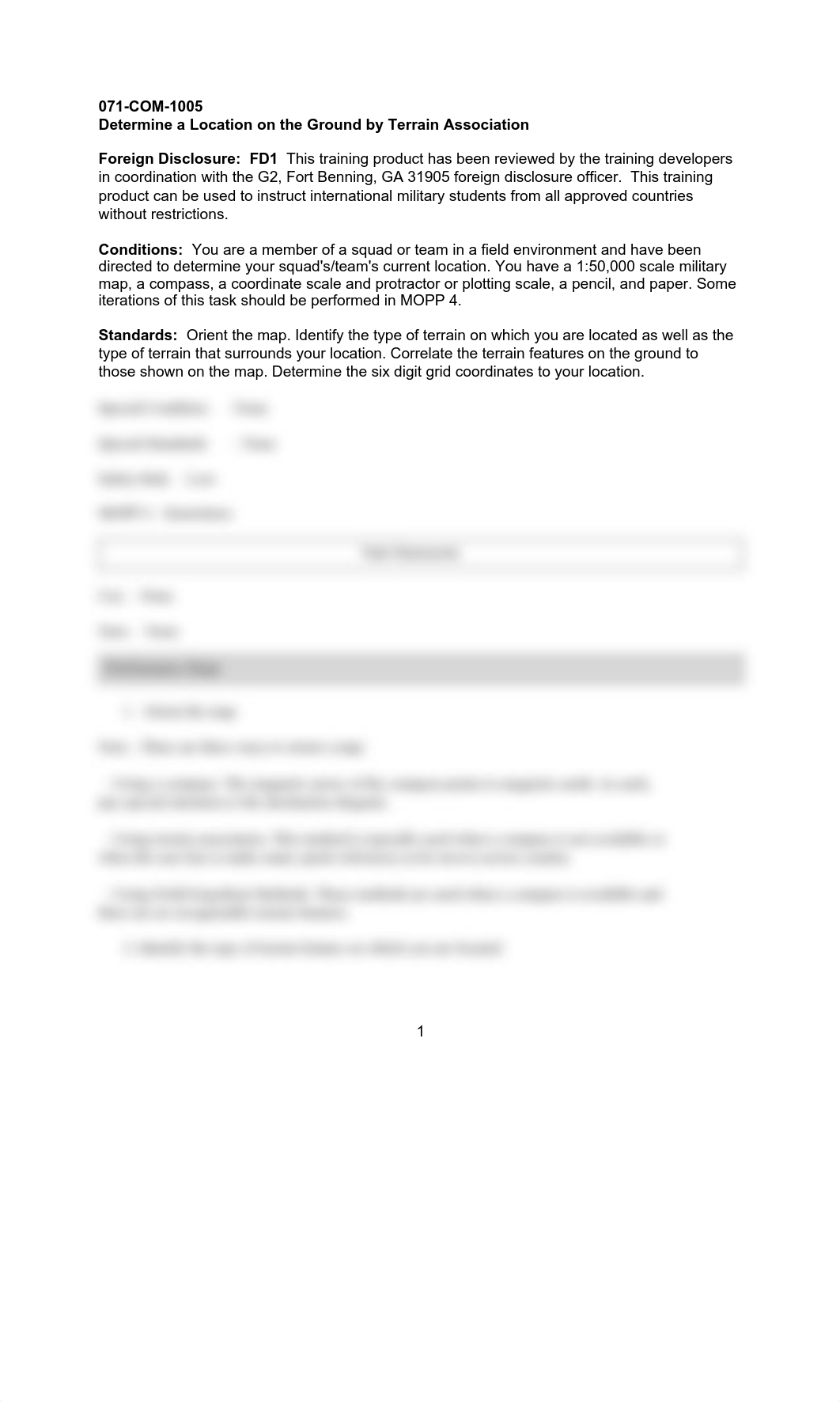 071-COM-1005 Determine a Location on the Ground by Terrain Association(1).pdf_d46hydc5dqt_page1