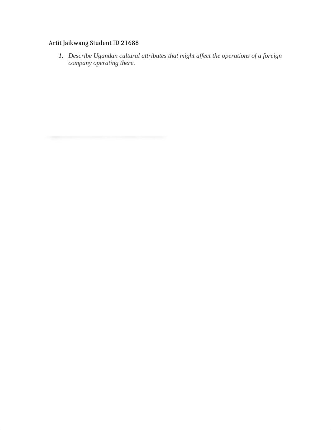 International Business Charles Martin in Uganda case study Artit Jaikwang Student ID 21688_d46jctsk139_page1